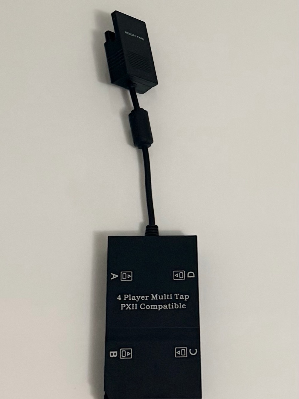 4 Player Multi Tap Adapter - Black